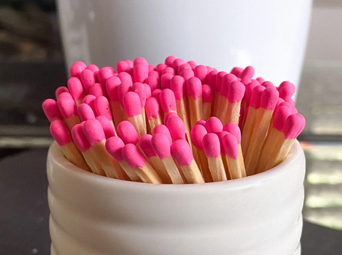 Bulk Neon Pink Long Matches