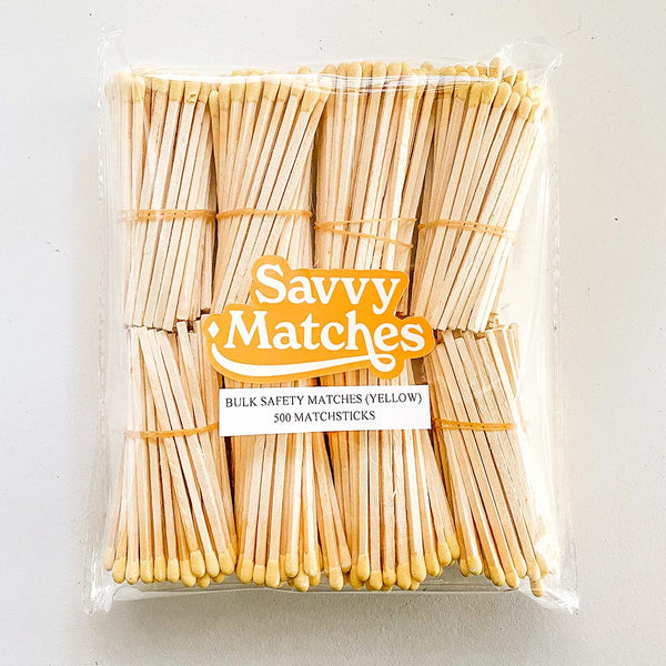 Bulk Yellow Long Matches